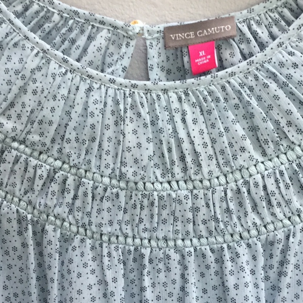 Boho Vince Camuto blouse XL. NWT - Picture 2 of 5